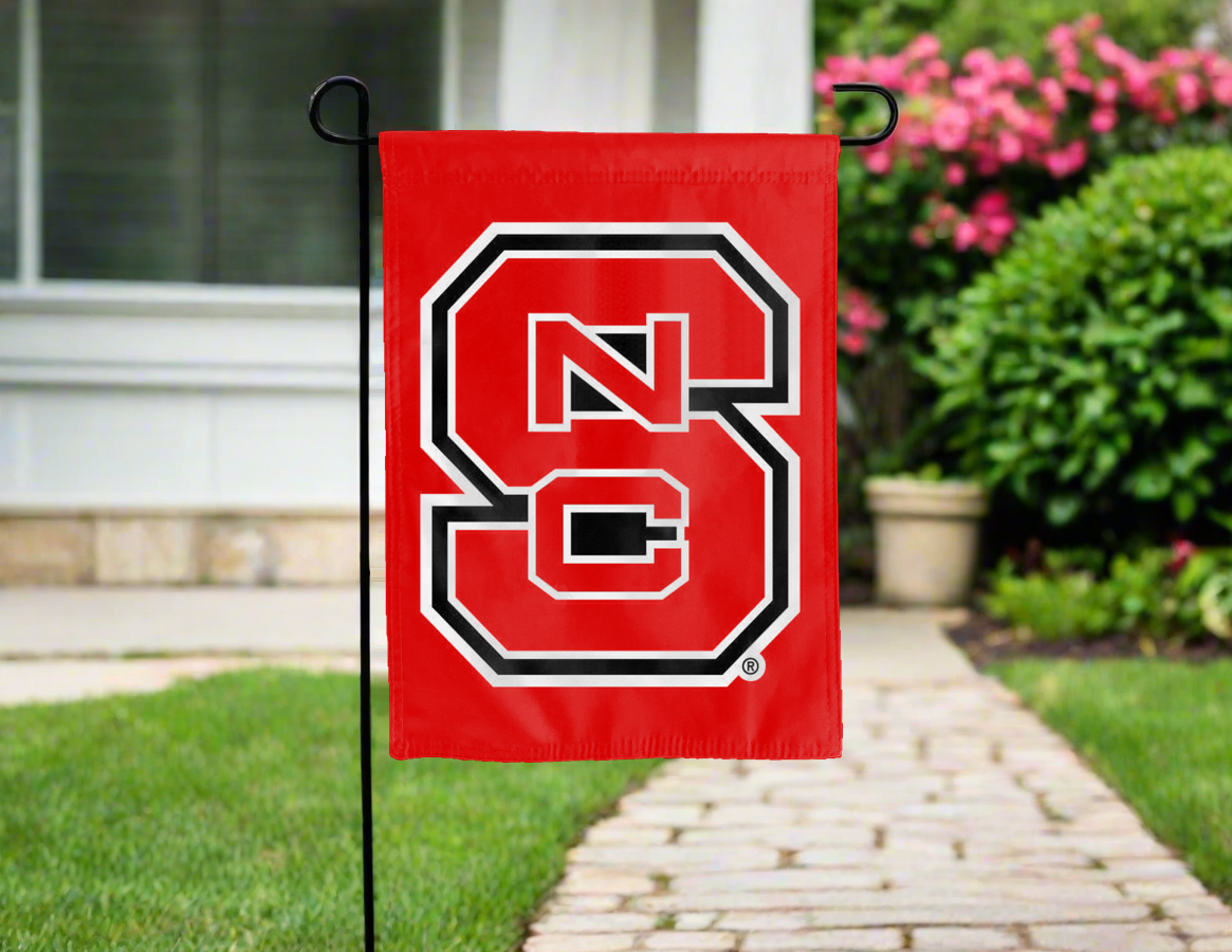 NC State Double Sided Garden Flag