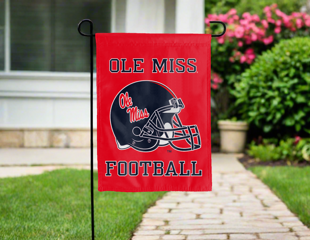 Mississippi - Football Double Sided Garden Flag