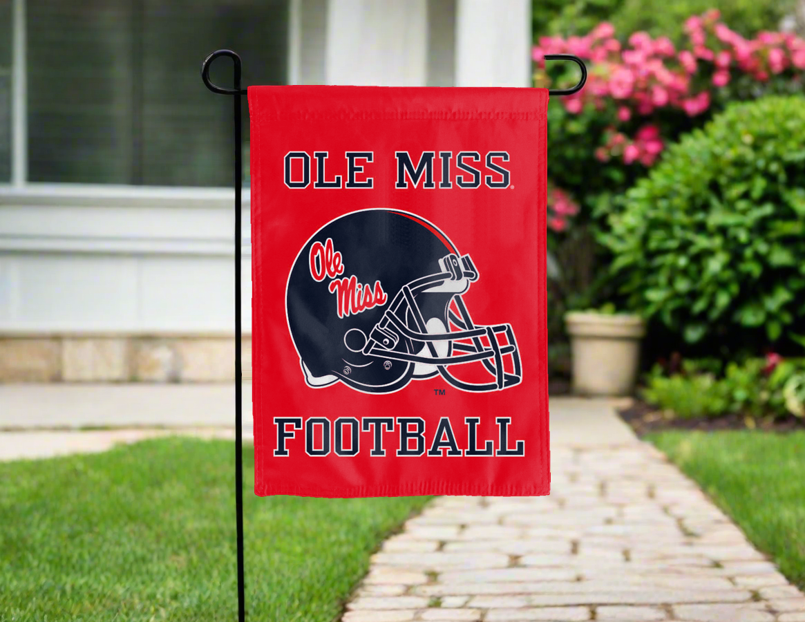 Mississippi - Football Double Sided Garden Flag