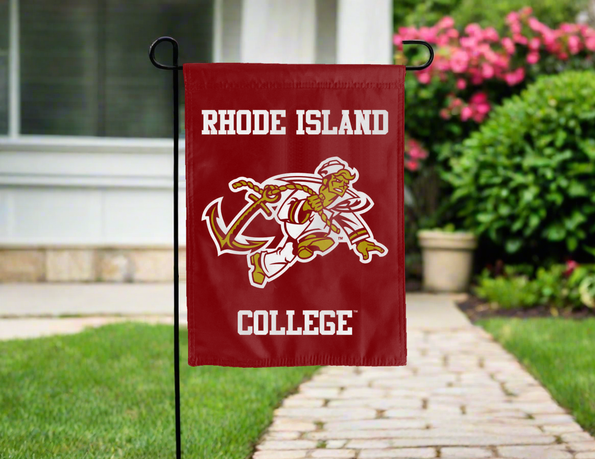 Rhode Island College - Anchormen Double Sided Garden Flag