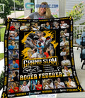 Roger Federer 20 Grand Slam Legend Fleece Blanket Quilt