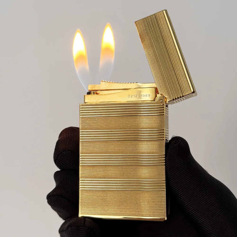 Metal Lighters Refillable Butane Gas Lighter Loud Sound Cigarette Lighter Men Gift