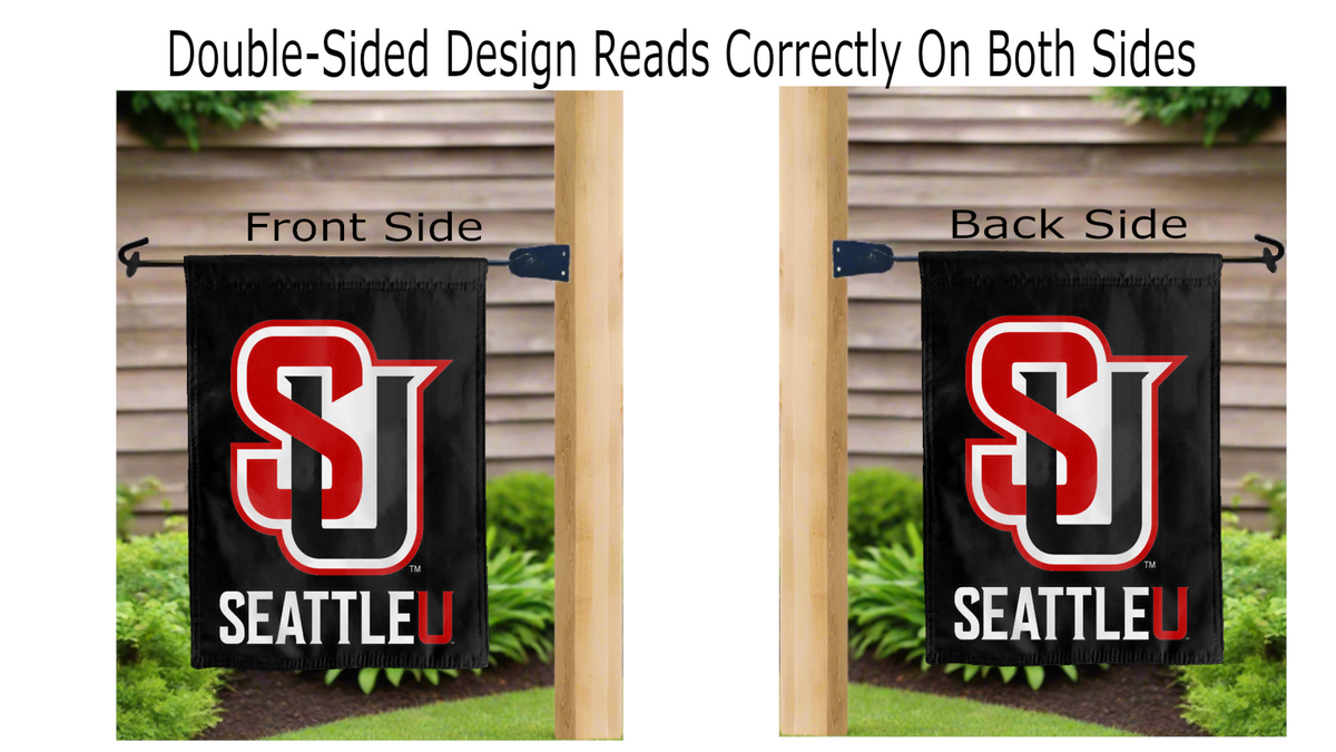 Seattle University - SU Redhawks Double Sided Garden Flag