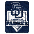 San Diego Padres Blanket 60×80 Home Plate Design