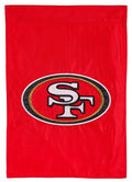 San Francisco 49ers Garden Flag 2 Sided Applique Logo