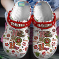 San Francisco 49ers Ho Ho Ho Christmas Clogs Crocs
