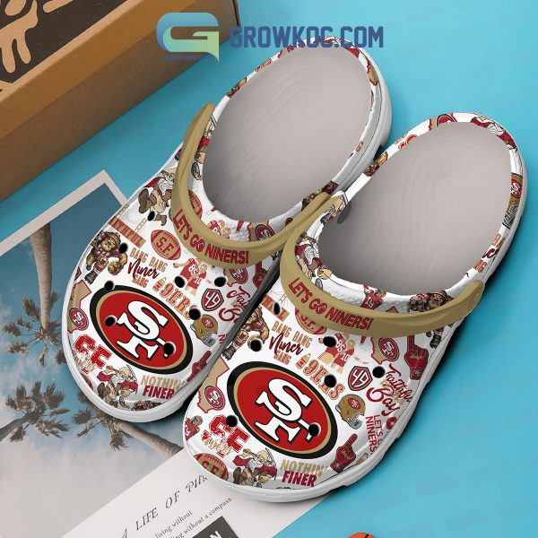 San Francisco 49ers Let's Go Niners Clogs Crocs