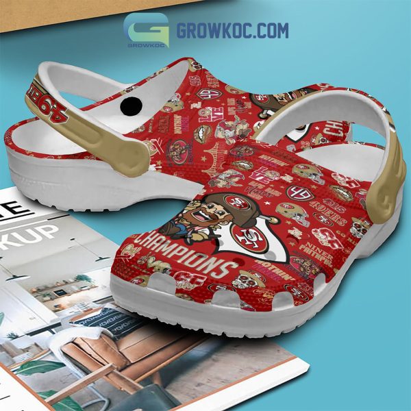San Francisco 49ers Sourdough Sam Champions Crocs Clogs