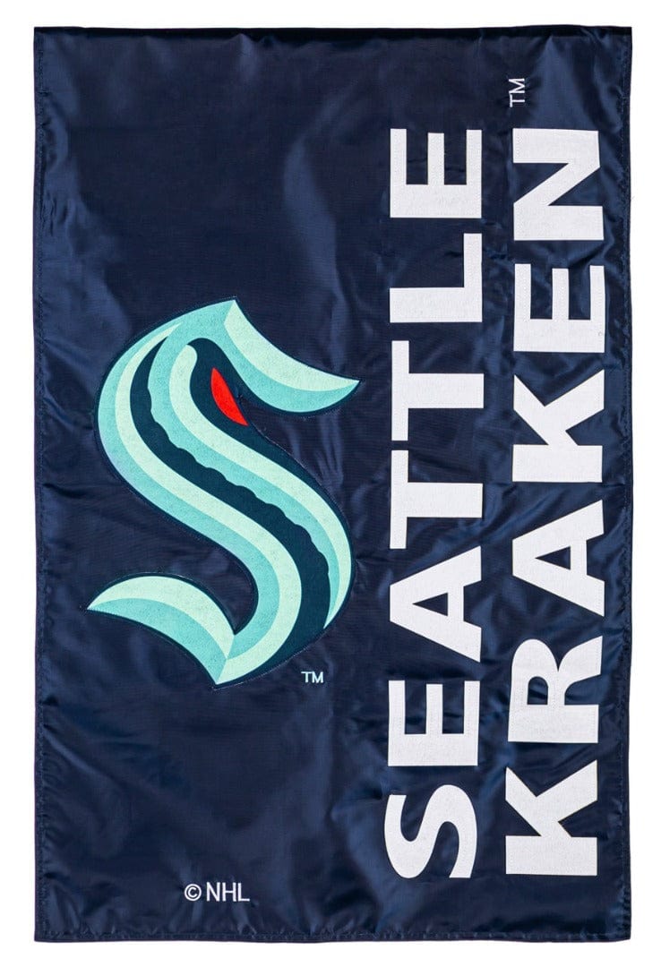 Seattle Kraken Banner 2 Sided House Flag
