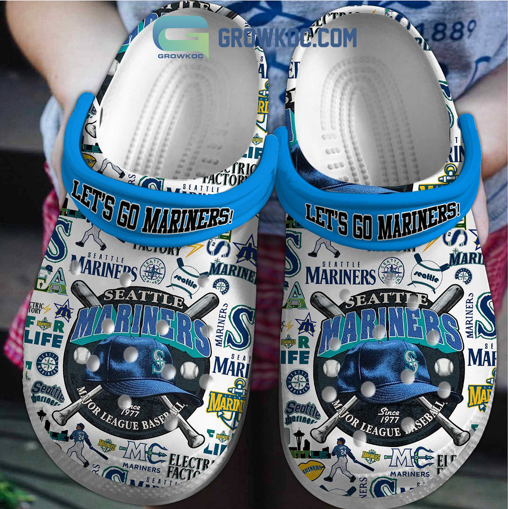 Seattle Mariners MLB Let's Go Clogs Crocs
