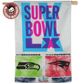 Seattle Seahawks vs. New England Patriots WinCraft Super Bowl LX Dueling Double Sided House Flag