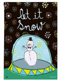 Snow Globe Garden Flag