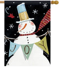 Snowman Celebration Flag Christmas Banner
