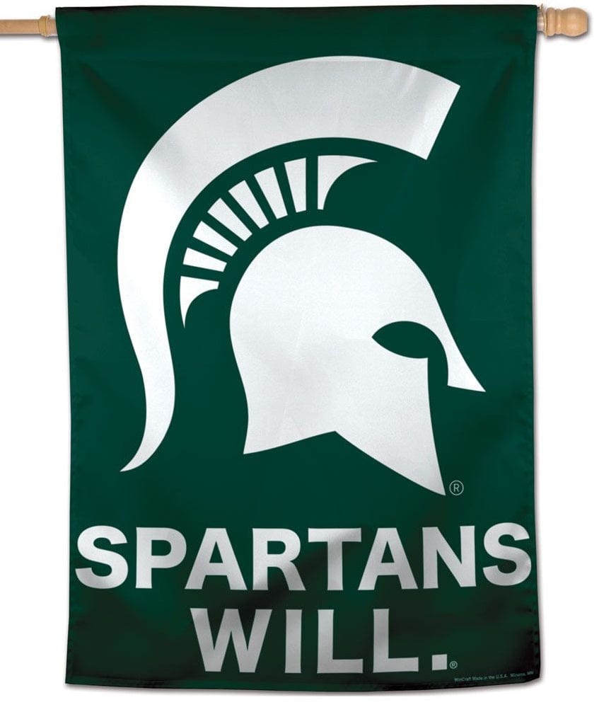 Spartans Will Banner Michigan State House Flag