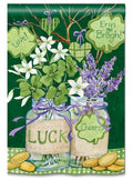 St Patrick Lucky Shamrocks Banner