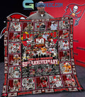Tampa Bay Buccaneers 1974-2024 50th Anniversary Fleece Blanket Quilt