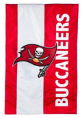 Tampa Bay Buccaneers Flag 2 Sided Embellished Applique House Banner