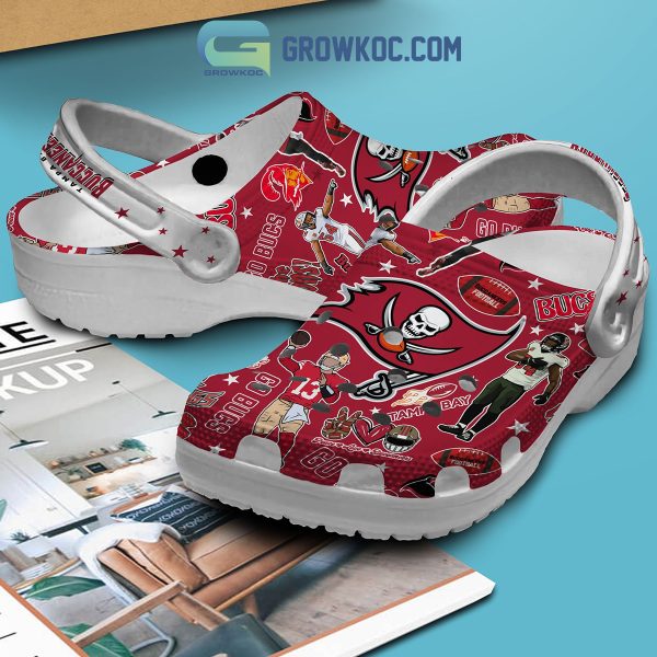 Tampa Bay Buccaneers Peace Love Clogs Crocs