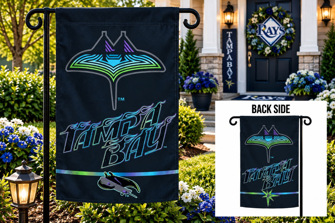 Tampa Bay Rays 2 Sided City Connect Garden Flag