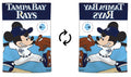 Tampa Bay Rays Mickey Mouse Banner