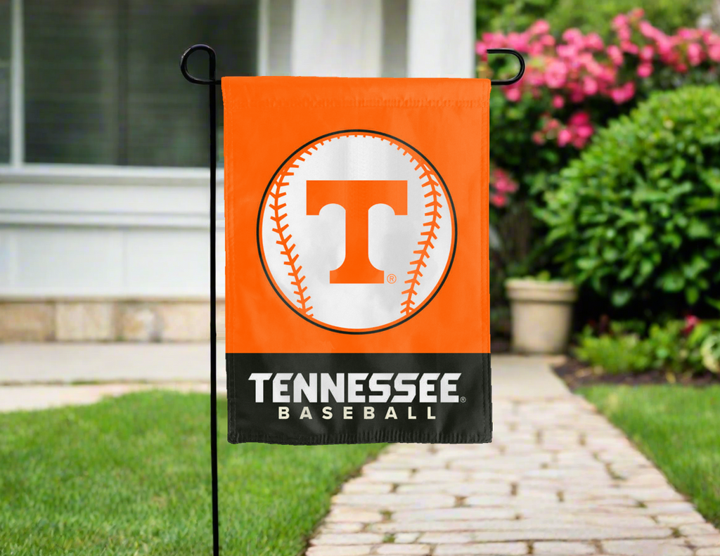 Tennessee Baseball Double Sided Garden Flag