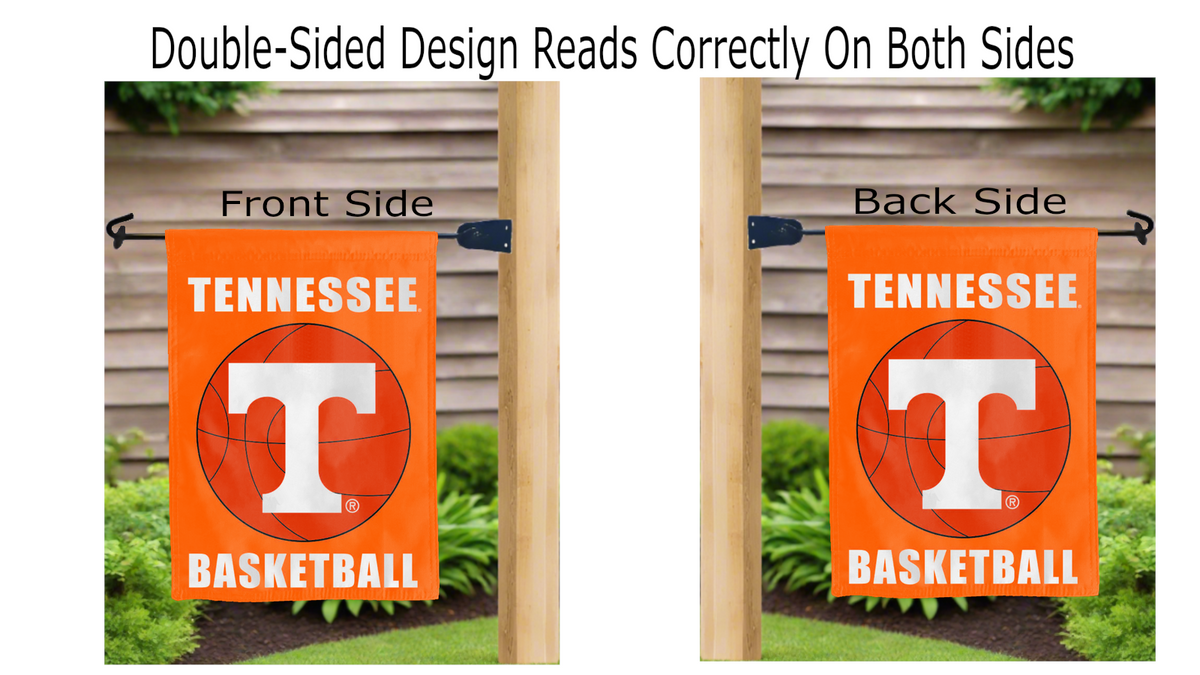 Tennessee Basketball Double Sided Garden Flag