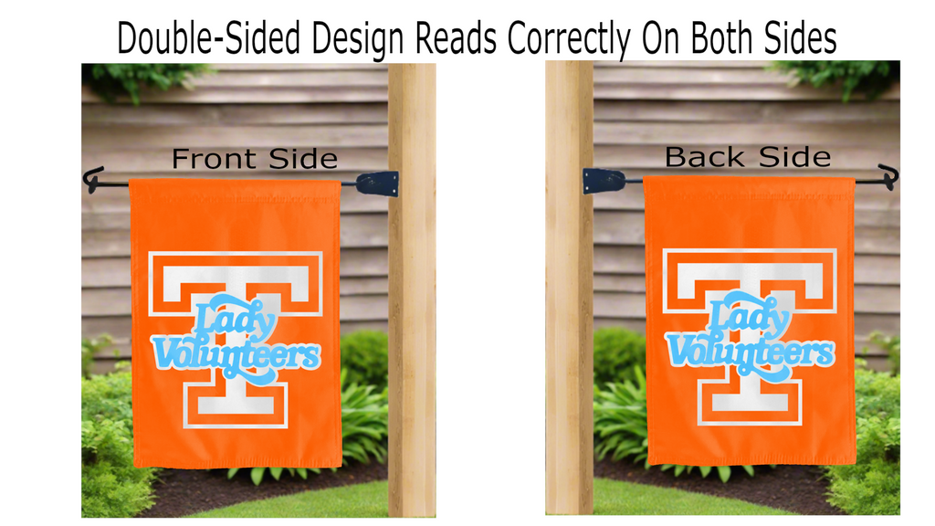 University of Tennessee - Lady Volunteers Double Sided Garden Flag