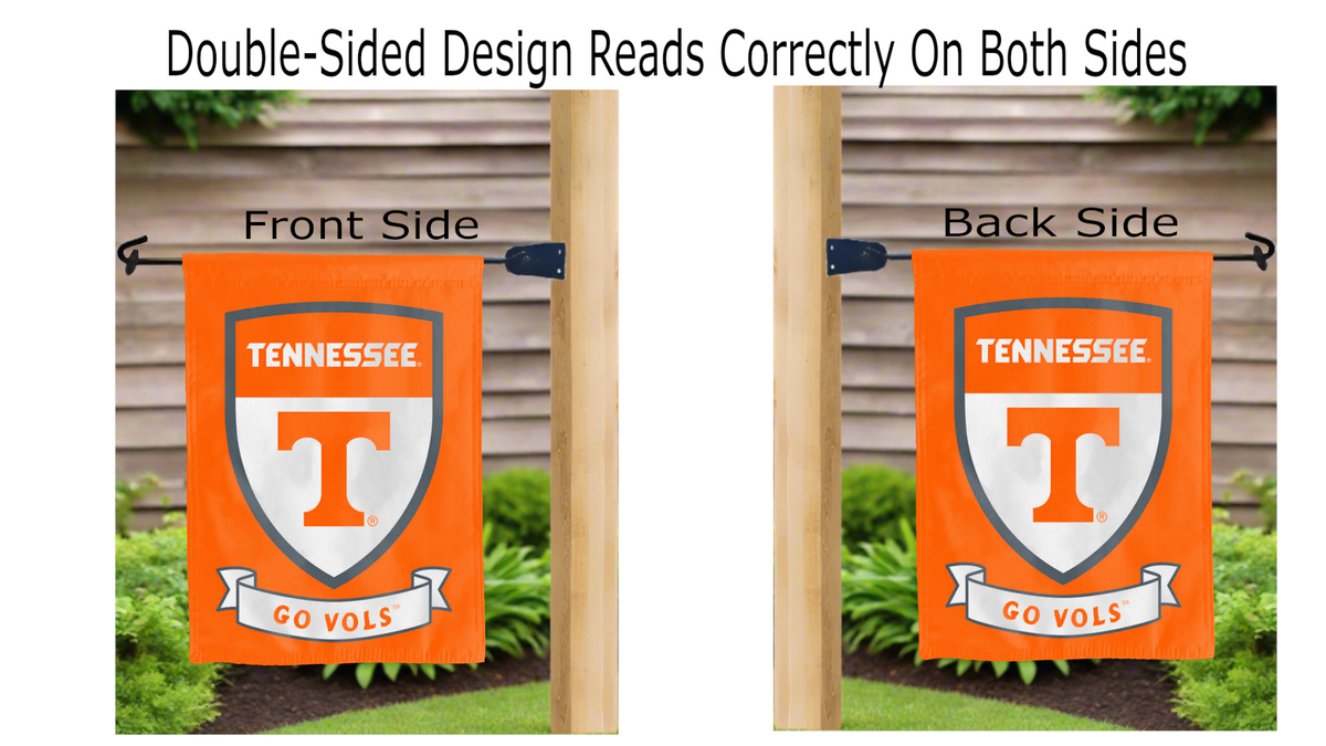 Tennessee Go Volunteers Double Sided Garden Flag