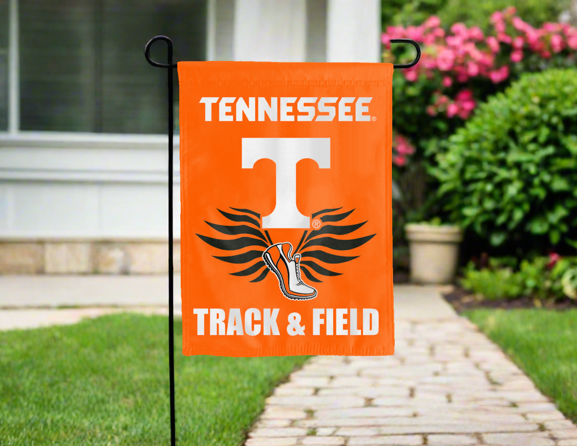 University of Tennessee - Track & Field Double Sided Garden Flag
