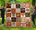 Texas Longhorns NCAA Collection Design Fleece Blanket Quilt
