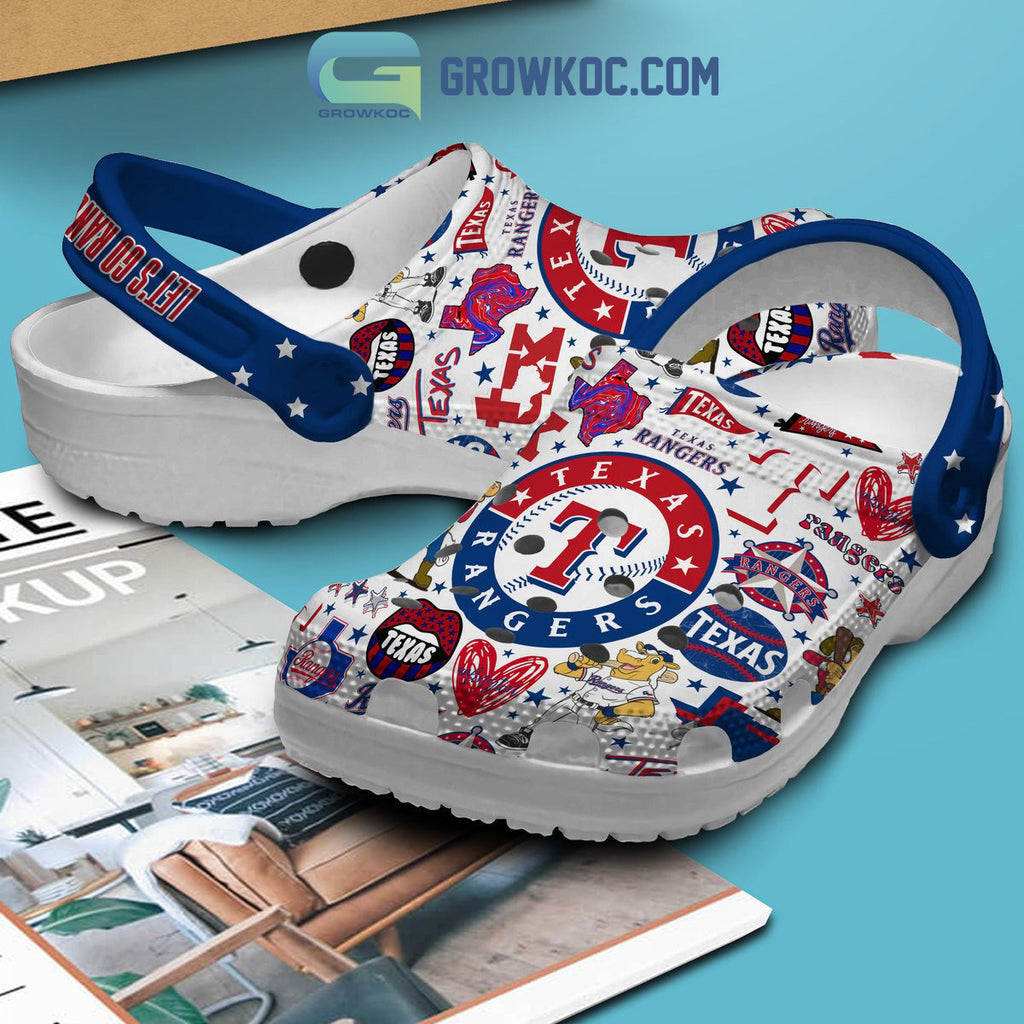 Texas Rangers Let's Go Rangers Clogs Crocs