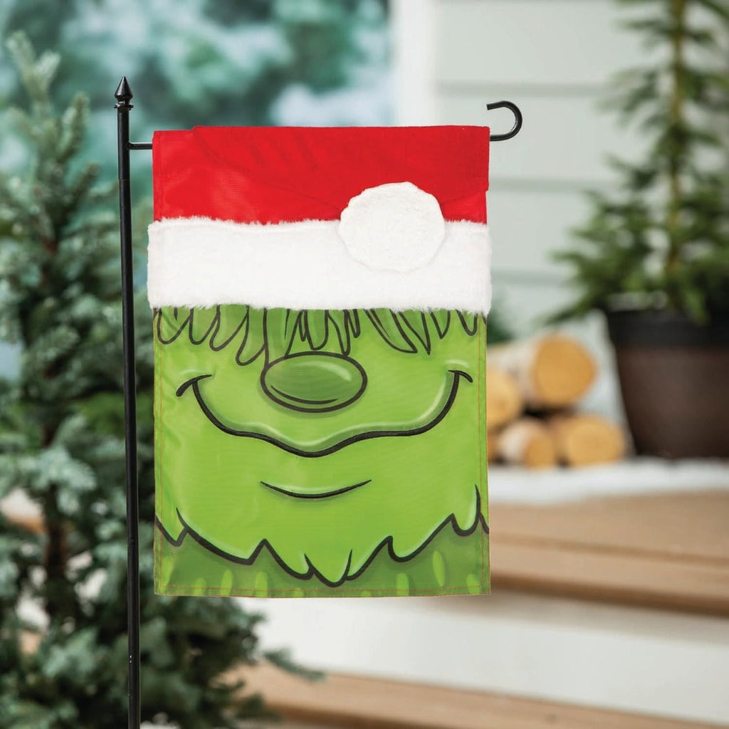 The Grinch Garden Flag 2 Sided