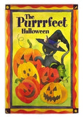 The Purrrfect Halloween Flag Vertical House Banner Kitty