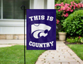 This is KSU Country Double Sided Garden Flag
