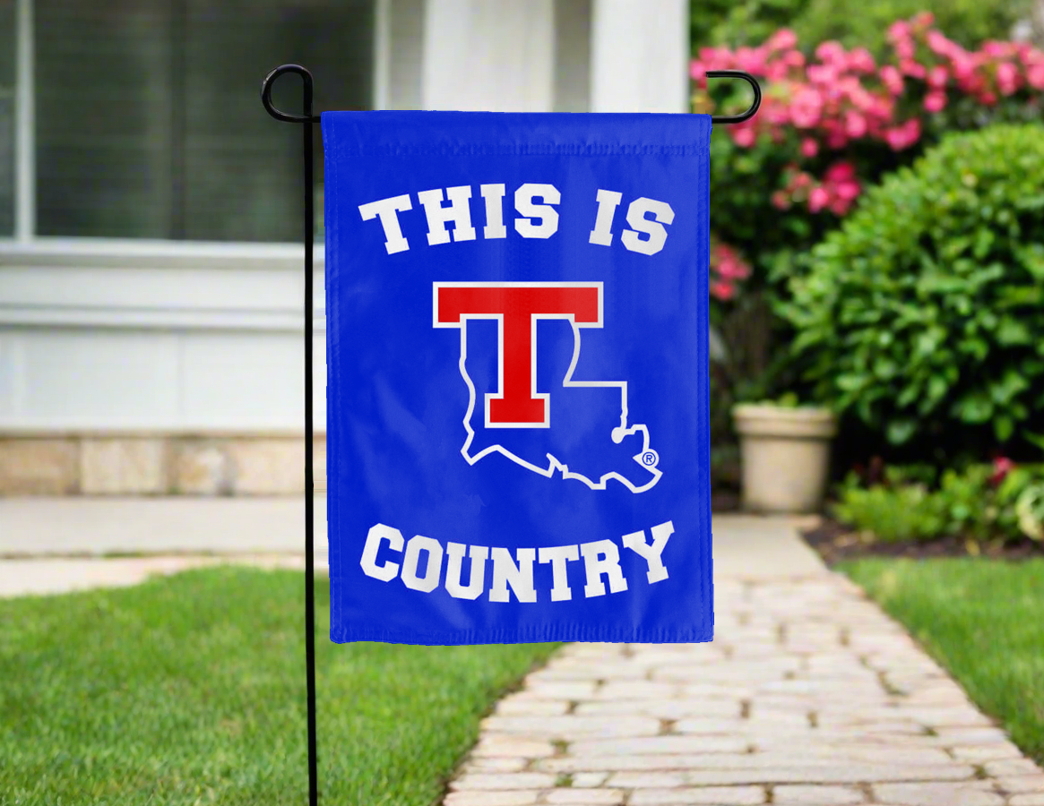 Louisiana Tech Bulldogs Country Double Sided Garden Flag