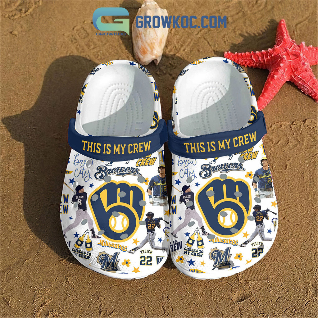 This Is My Crew Milwaukee Brewers Clogs Crocs