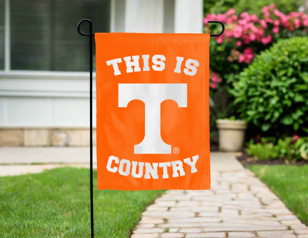 Tennessee Volunteers Country Double Sided Garden Flag