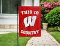 University of Wisconsin Badgers Country Double Sided Garden Flag