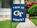 Georgia Tech Yellow Jackets Country Double Sided Garden Flag