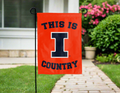 Illinois Fighting Illini Country Double Sided Garden Flag