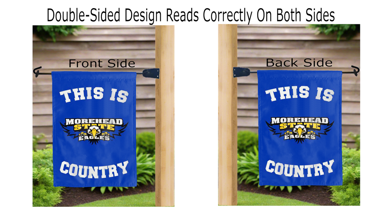 Morehead State Eagles Country Double Sided Garden Flag