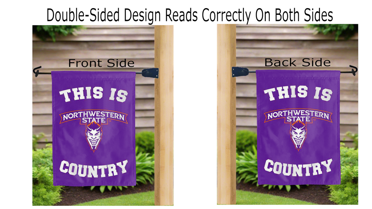 This Is Northwestern State Country Double Sided Garden Flag