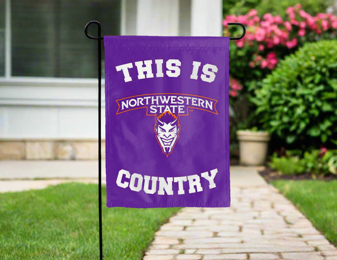 This Is Northwestern State Country Double Sided Garden Flag