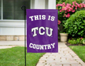 TCU Horned Frogs Country Double Sided Garden Flag