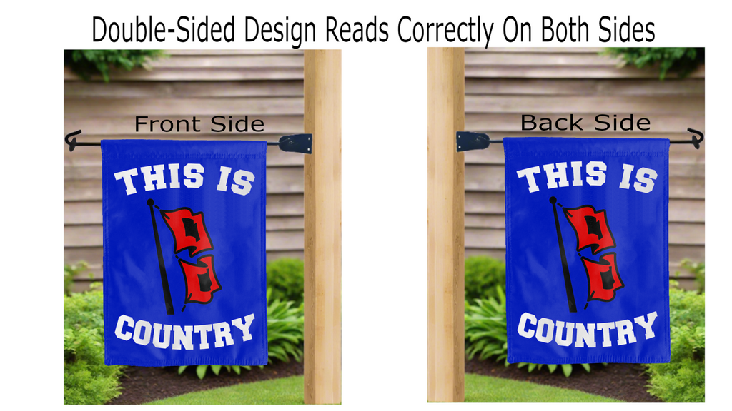 Tulsa Golden Hurricanes Country Double Sided Garden Flag