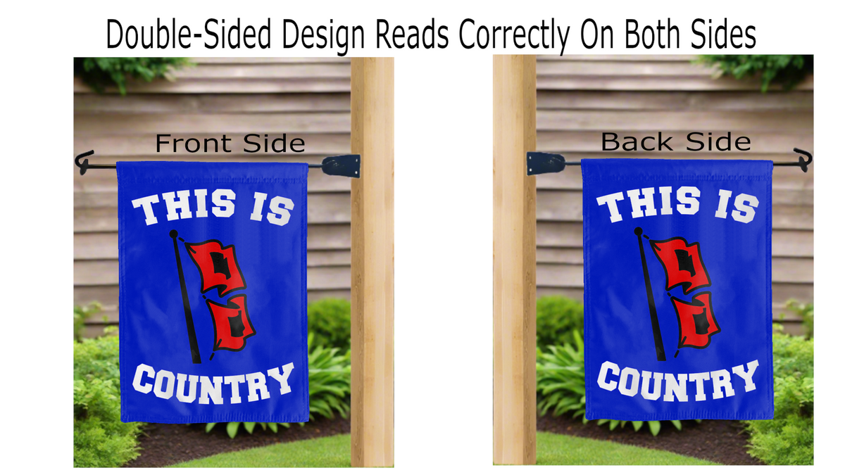 Tulsa Golden Hurricanes Country Double Sided Garden Flag