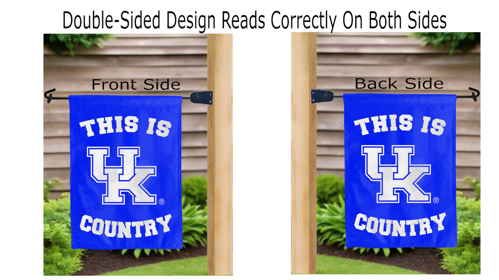 Kentucky Wildcats Country Double Sided Garden Flag