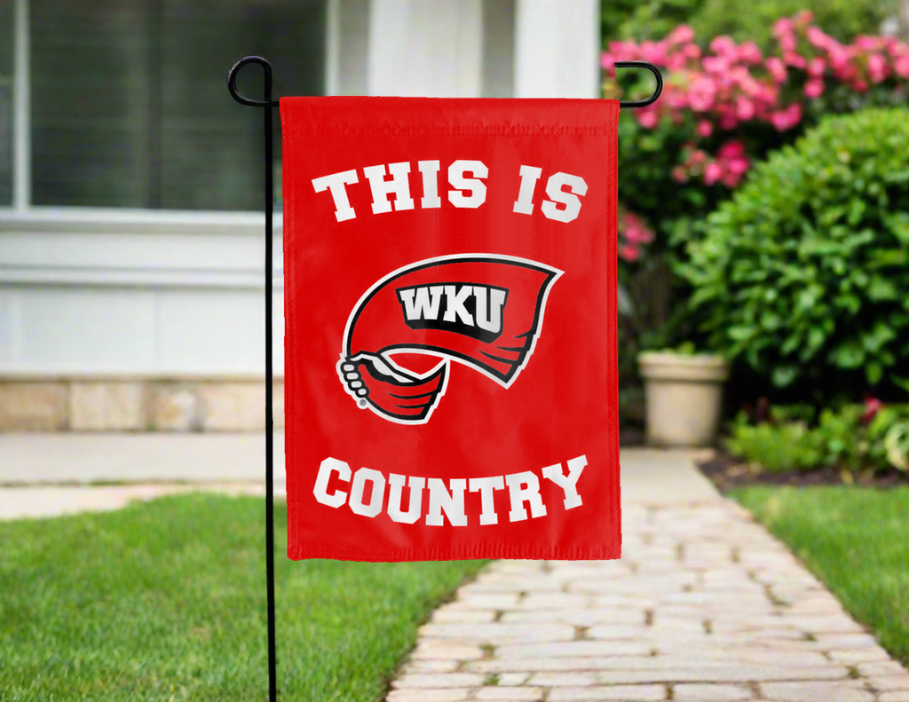 WKU Hilltoppers Country Double Sided Garden Flag