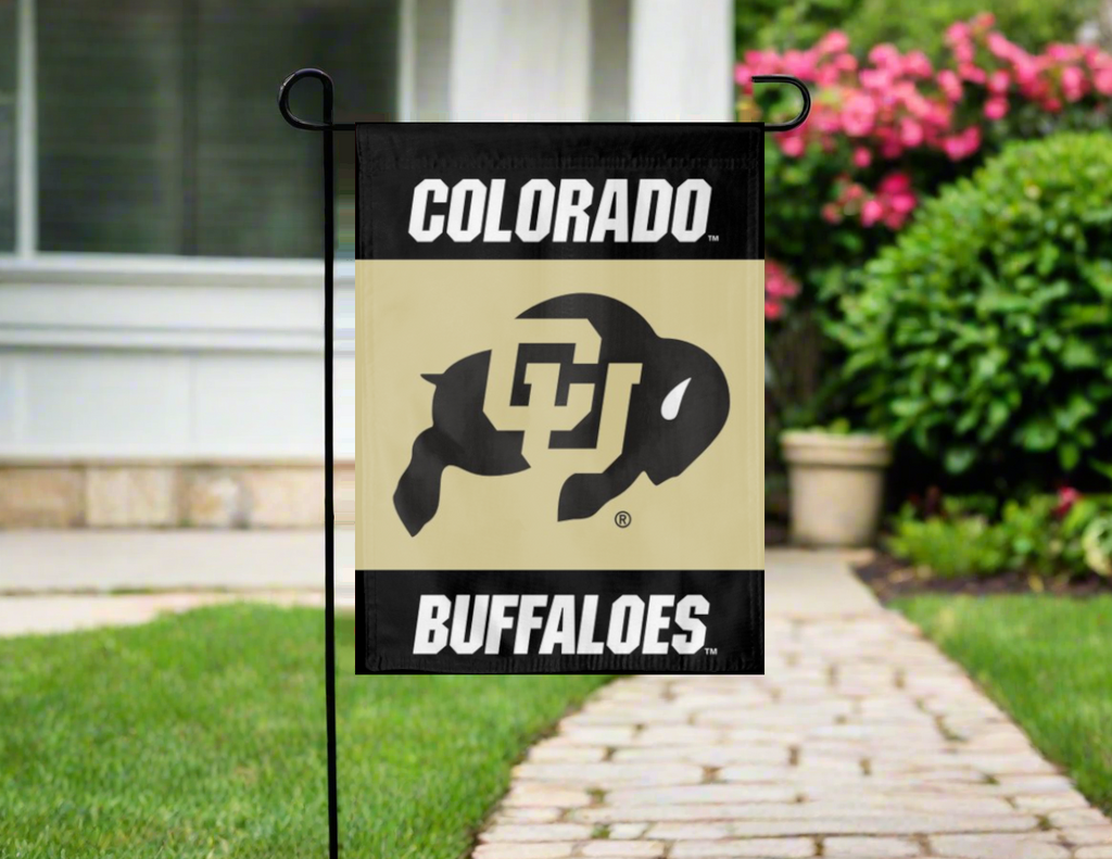 University of Colorado Boulder - CU Buffaloes Double Sided Garden Flag