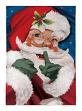 Traditional Santa Portrait 2 Sided Banner